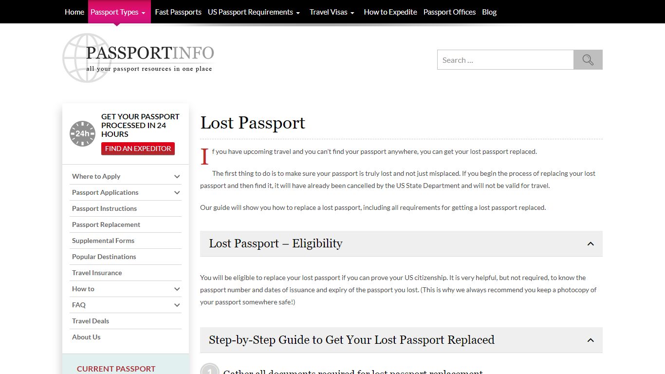 How to Get a Lost Passport Replaced Quickly