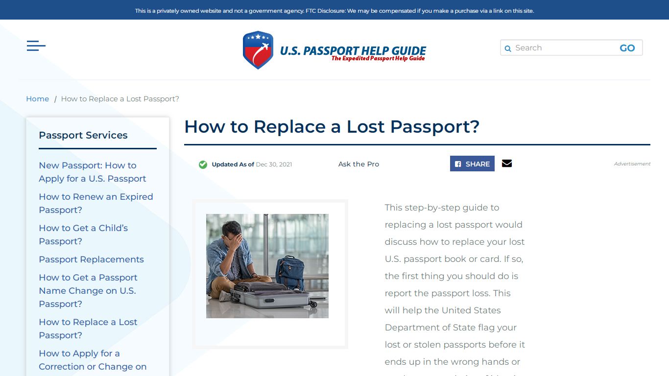 How to Replace a Lost Passport? - U.S. Passport Help Guide